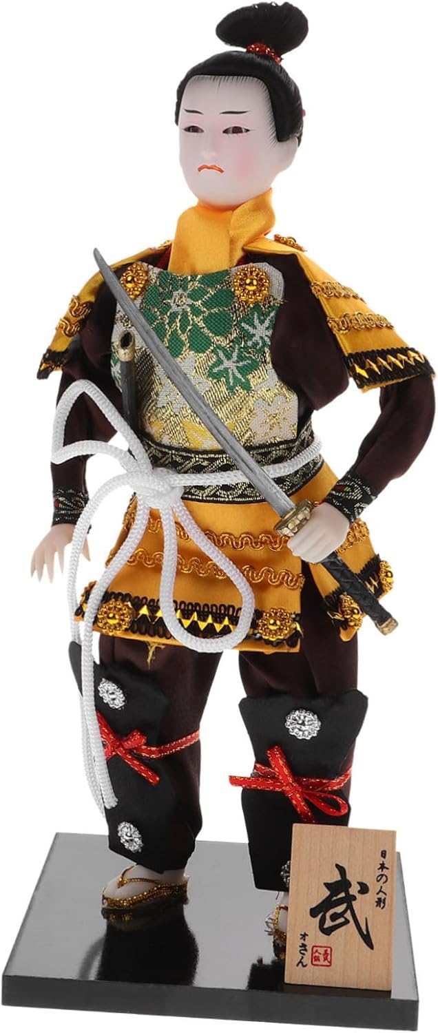 Japanese Party Decorations Samurai Doll Statue Japanese Style Artware Home Decor Samurai Doll Ornament