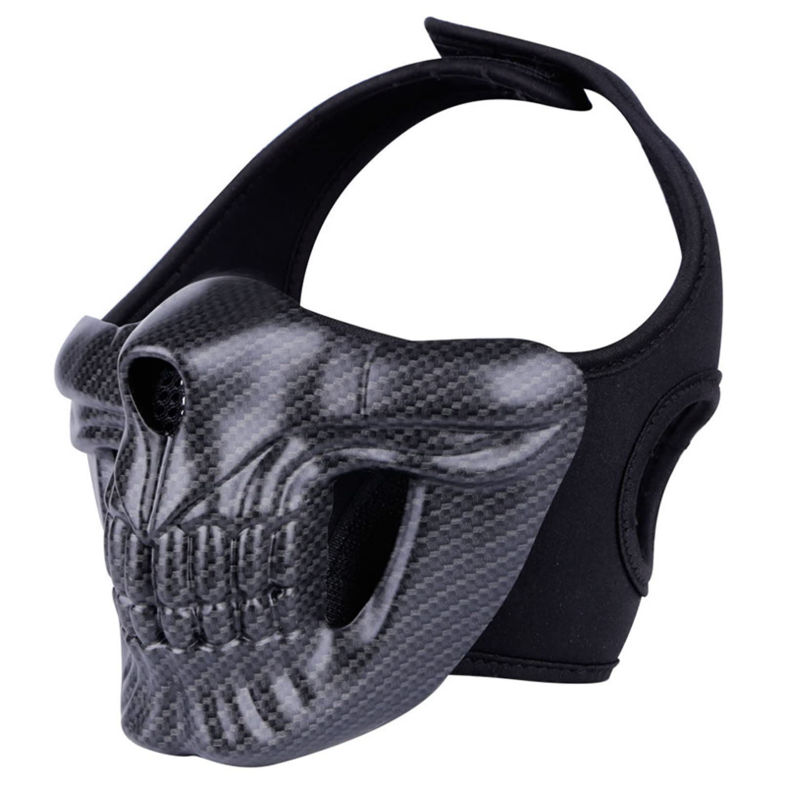 Maska halloweenowa czaszka taktyczna maska paintball połowa airsoft sportowa maska ochronna Cs gra wojenna polowanie Halloween impreza cosplay maska