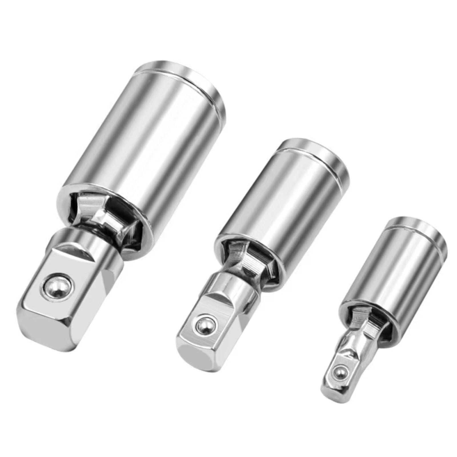 Adaptador Enchufe Giratorio Convertidor Unidad Junta En U Cuadrada Herramienta Repuesto Reparación Extracción Cabezal 1/4 3/8 1/2 Bujía Giratoria Flexible