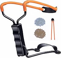 Vista 1 de Juego de tirachinas profesional para adultos: un simple pero potente tirachinas de caza y tiro con un robusto arco de tirachinas, 2 paquetes