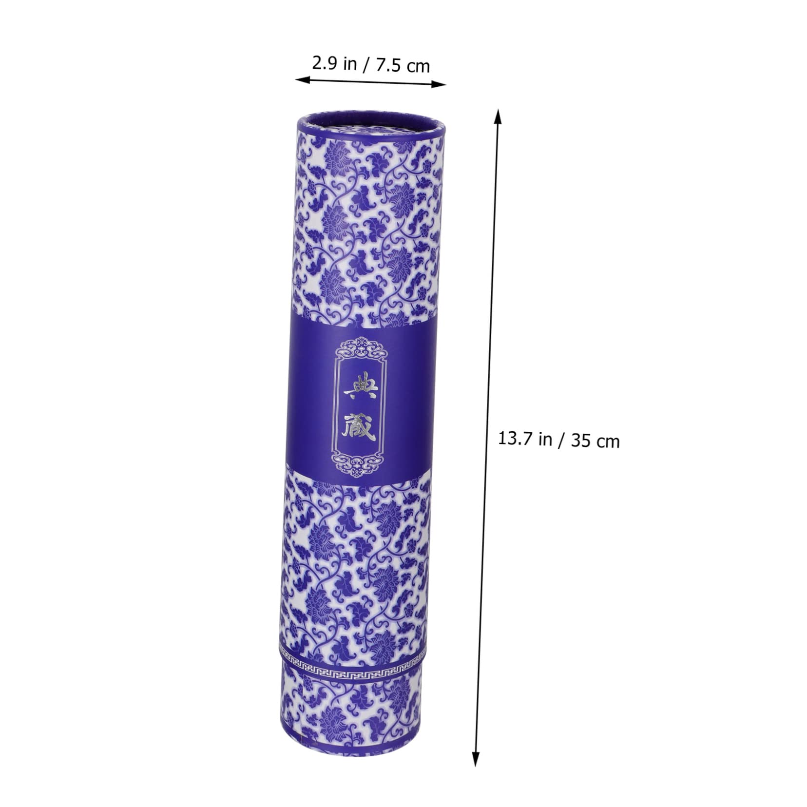 Didiseaon 2 Uds Tubo De Póster Extraíble Carpetas Negras Grandes Clips De Carpeta Contenedor Pre Rollo Tubos Dibujo Papel Almacenamiento Tubo Póster Soporte Dibujos Caja De Almacenamiento