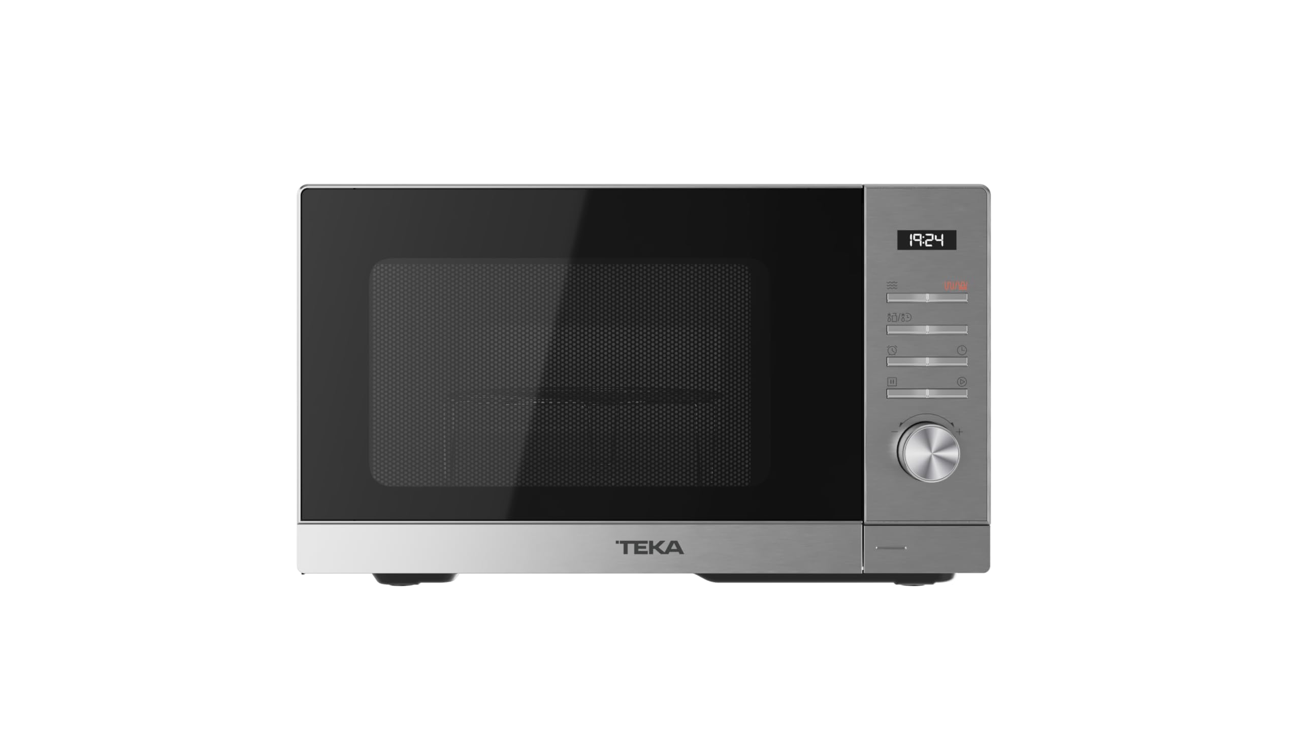 TEKA Microondas de Libre Instalación con Grill, Capacidad 25 L, 5 Niveles de Potencia, 900 W, Interior Pintado, Modelo MWE FS25 G SS