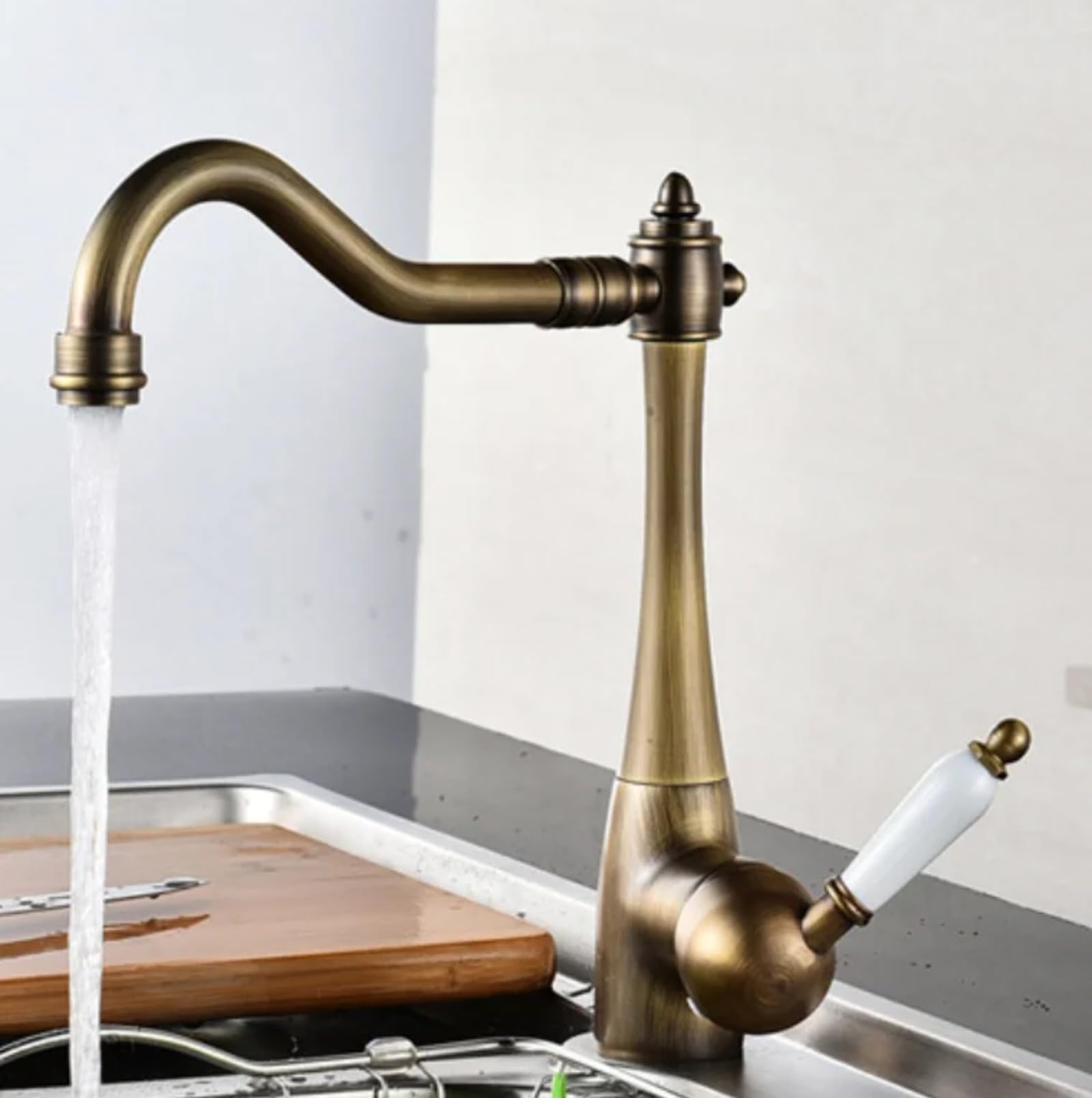 LMYSXAOZ Brass Kitchen Sink Faucet Mixer Tap - Modern Water for Bathroom & Wash BasinWater Bath Stylish and Efficient Crane