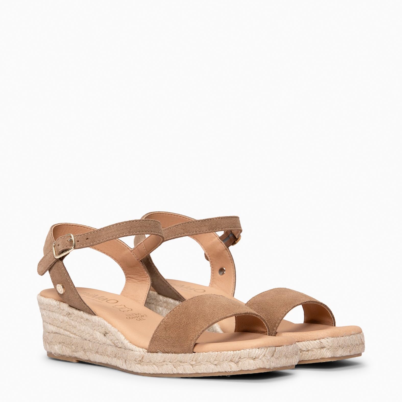 Sandalias de Esparto con Cuña Baja Hechas en España
