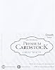 Coredinations Value Pack Smooth Cardstock 8.5X11 50Pkg-Great White