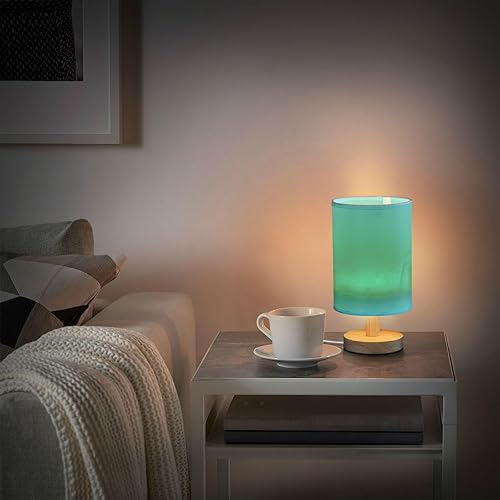 Miniatura 6 de Led Table Lamp Table Led Lamp Decor Darkturquoise Night Lights for Boys Glass Table de lamparas de mesa de
