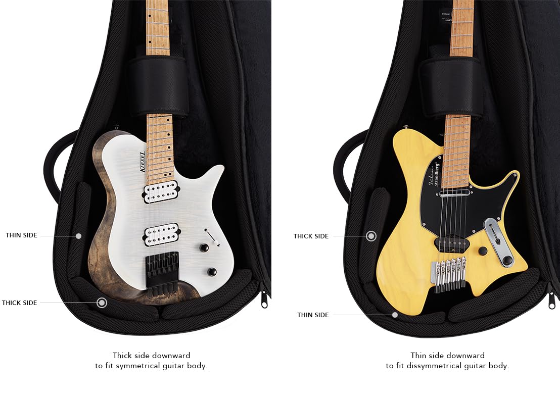 Amazon.co.jp: basiner ベイシナー ギターケース BRISQ Series ヘッド