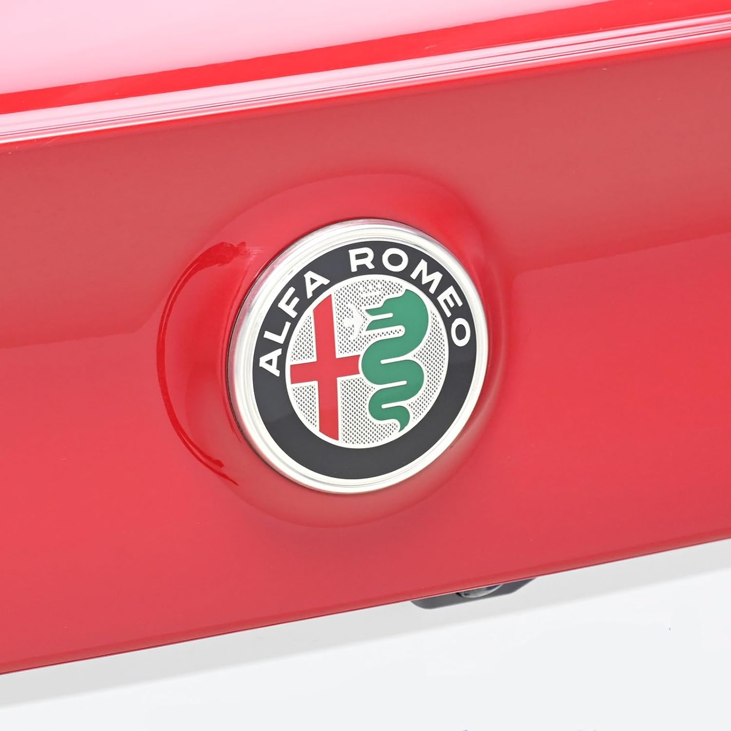 Car Front and Rear Micro Badge Decorative Stickers for Alfa Romeo Giulia Stelvio Tonale 4c car Exterior Accessories (Giulia/Stelvio)