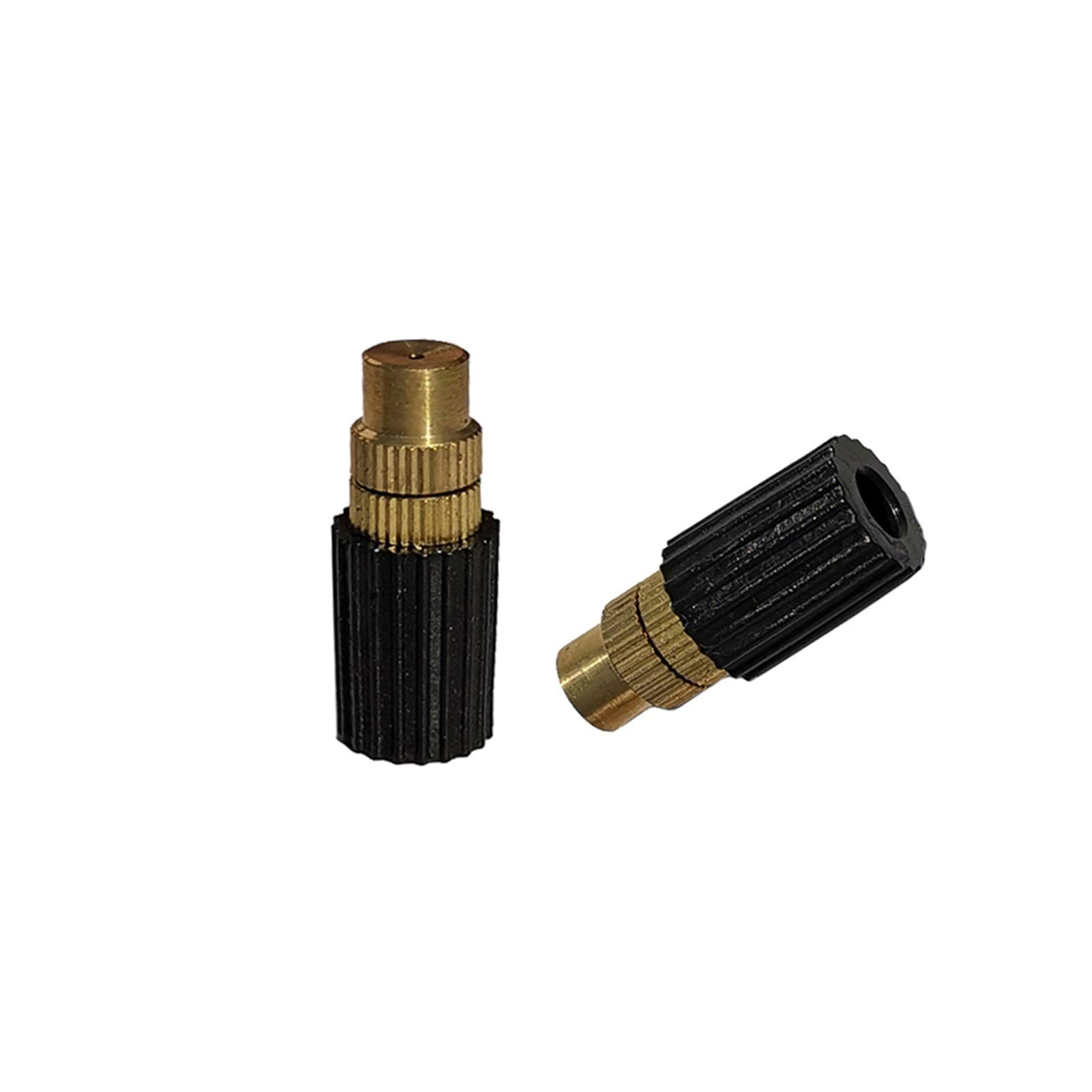 EZLUIYLDH Garden Lawn Sprinkler Irrigation System 7 Pieces of 6mm Copper Atomizing Sprayer Greenhouse Cooling Watering Nozzle Supplies Accessories