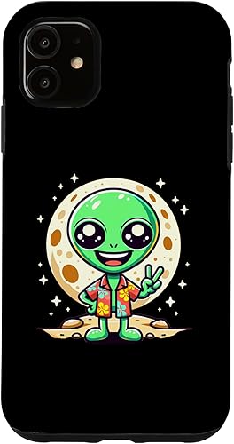 Miniatura 10 de iPhone 12 Pro Max Space Peaceful Alien Case