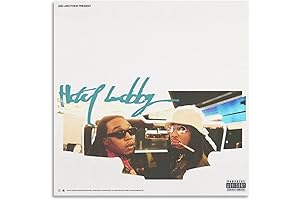 BRYMOR Hotel Lobby Takeoff Poster - Canvas Art for Living Room or Bedroom