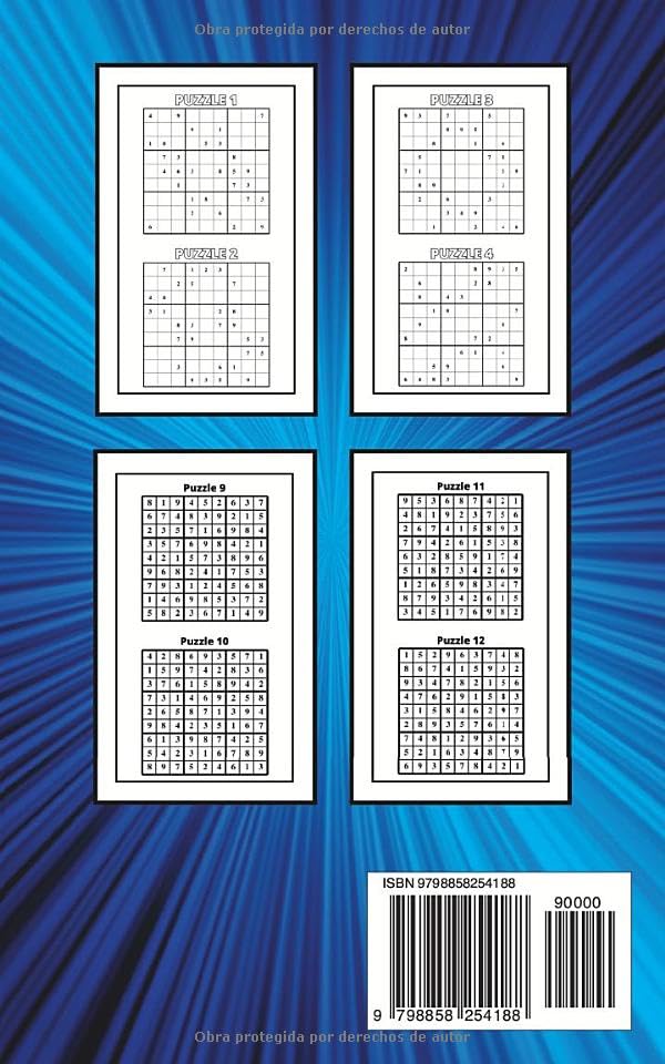 Miniatura 2 de Sudoku Puzzles para Adultos Nivel Difícil Libro de Sudokus de tamaño pequeño, ideal para viajes Tamaño de Bolsillo Con consejos, trucos