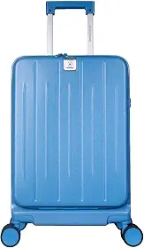Mala de bordo viagem 10 kg Smart em ABS+PC com bolso para laptop e porta-copo