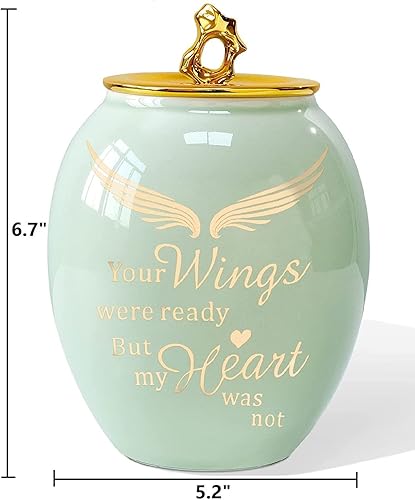 Miniatura 2 de Urnas de tamaño mediano para cenizas humanas adultas mujeres y hombres urnas decorativas de cremación para cenizas adultas