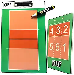 Prancheta Tática Dupla Face Vôlei Técnico Profissional Kief