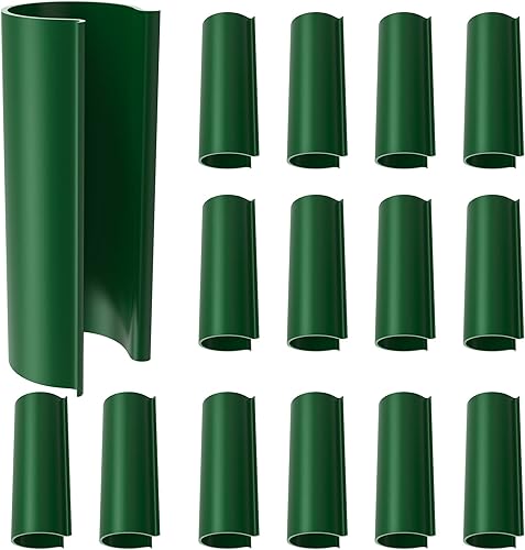 Miniatura 1 de Abrazadera para invernaderos de tubería de PVC, cubiertas de filas, refugios, protección de aves, 2.4 pulgadas de largo (verde, para tubería de PVC