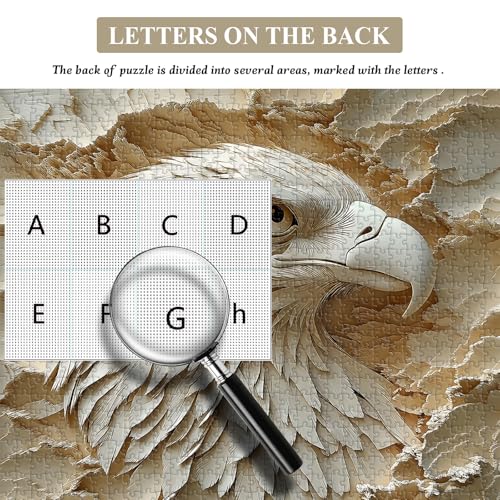 50% Off Paper Eagle Jigsaw Puzzle 1000 Pieces - Unique Art Challenge - Image 5
