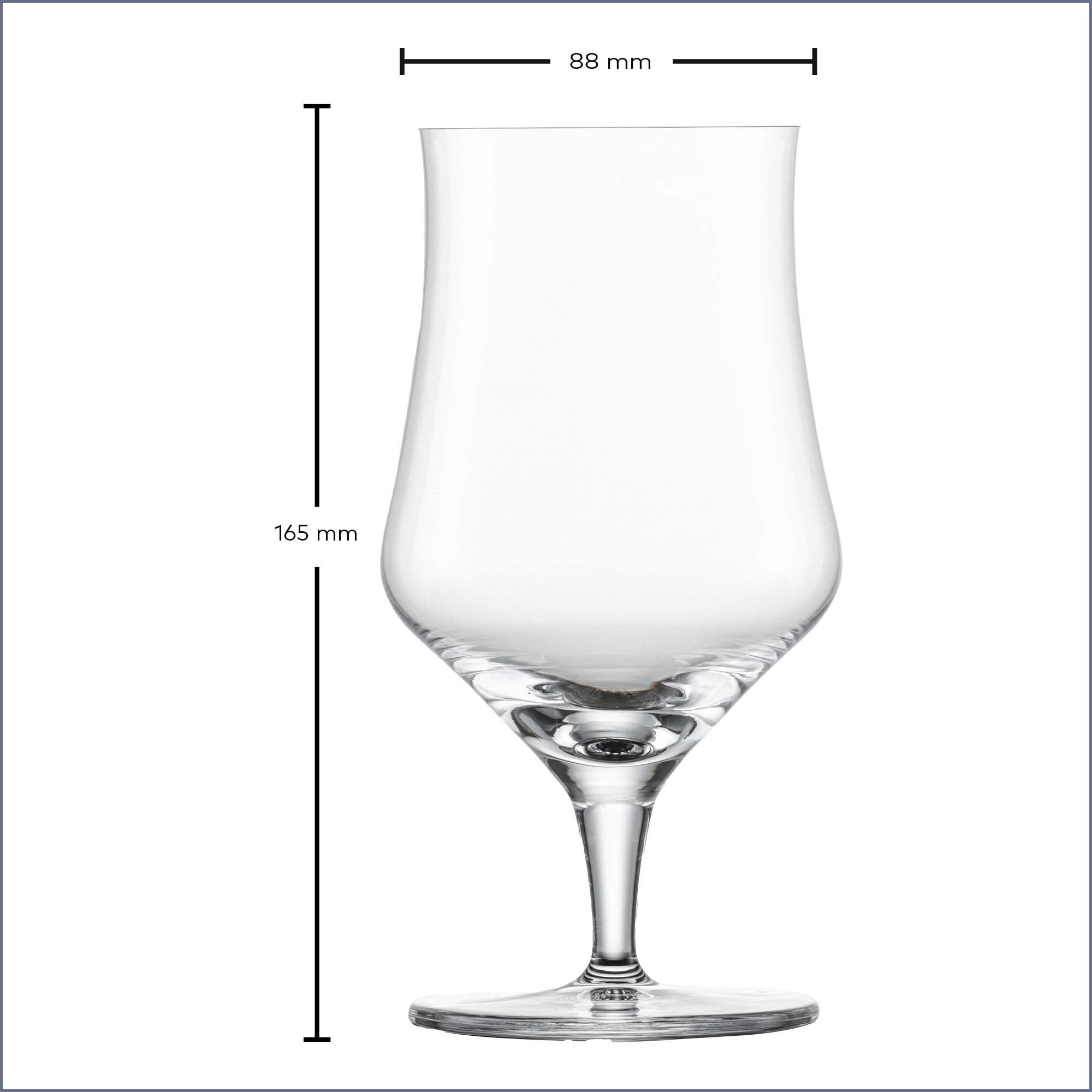 SCHOTT ZWIESEL Bicchieri universali Beer Basic Craft 0,3 (set da 6), classici bicchieri da birra per birra artigianale, lavabili in lavastoviglie, made in Germany (art. 121390)