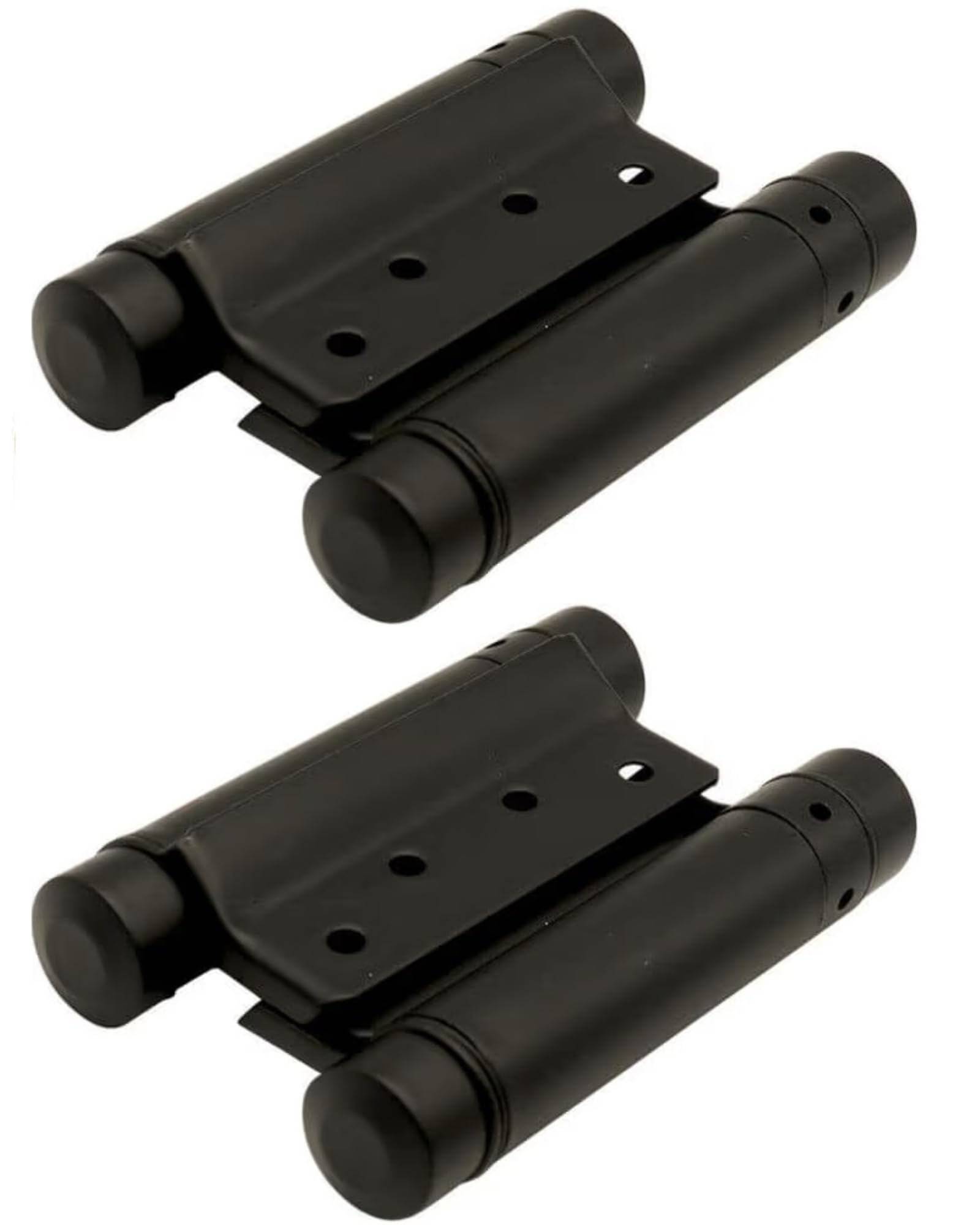 Gedotec Pendeltürscharnier aus Stahl selbstschließend Schwarz matt 175 mm 55 kg