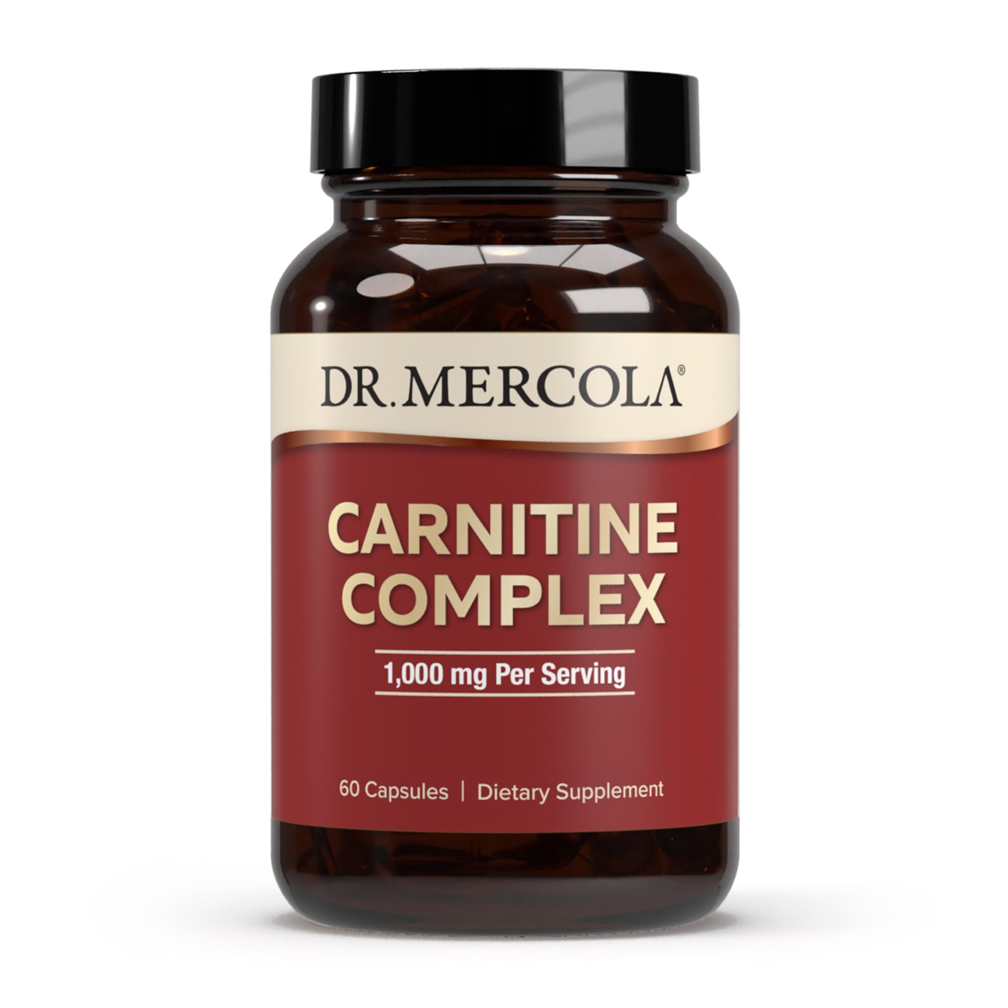 Carnitine Complex - Supports Cellular Energy & Brain Function - L-Carnitine & Acetyl-L-Carnitine Blend - Non-GMO - Gluten-Free - 60 Capsules