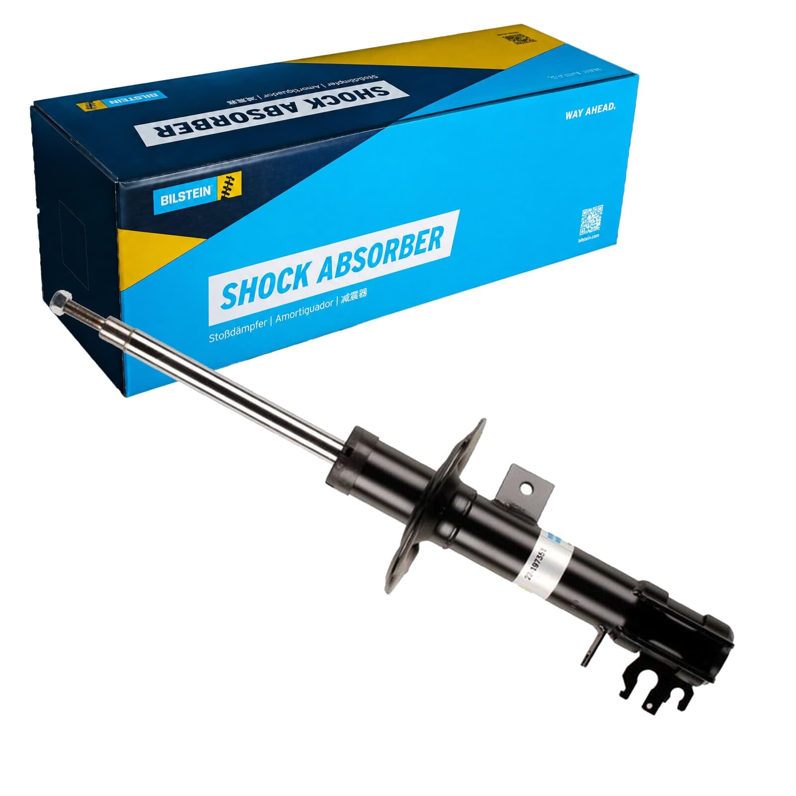 Bilstein Amortiguador de gas 22-344649 B4 para repuesto para 22-197351 (1 unidad) | 22-344649. Compatible con 500 (312_), 500 C (312_), 500C / 595C / 695C, KA (RU8)