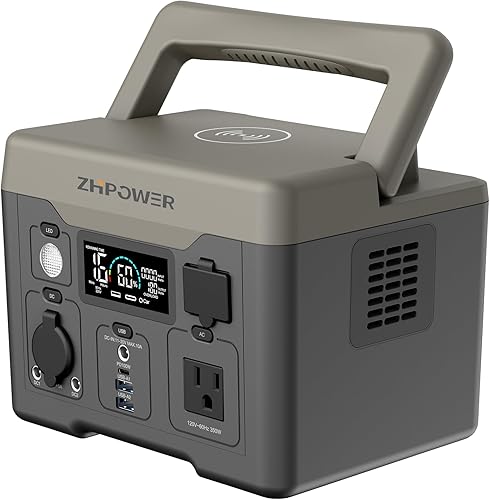 Estación de energía portátil 300 W (pico 600 W) 284.7 Wh batería de litio pura onda sinusoidal AC salida de CA para aire libre camping viajes caza