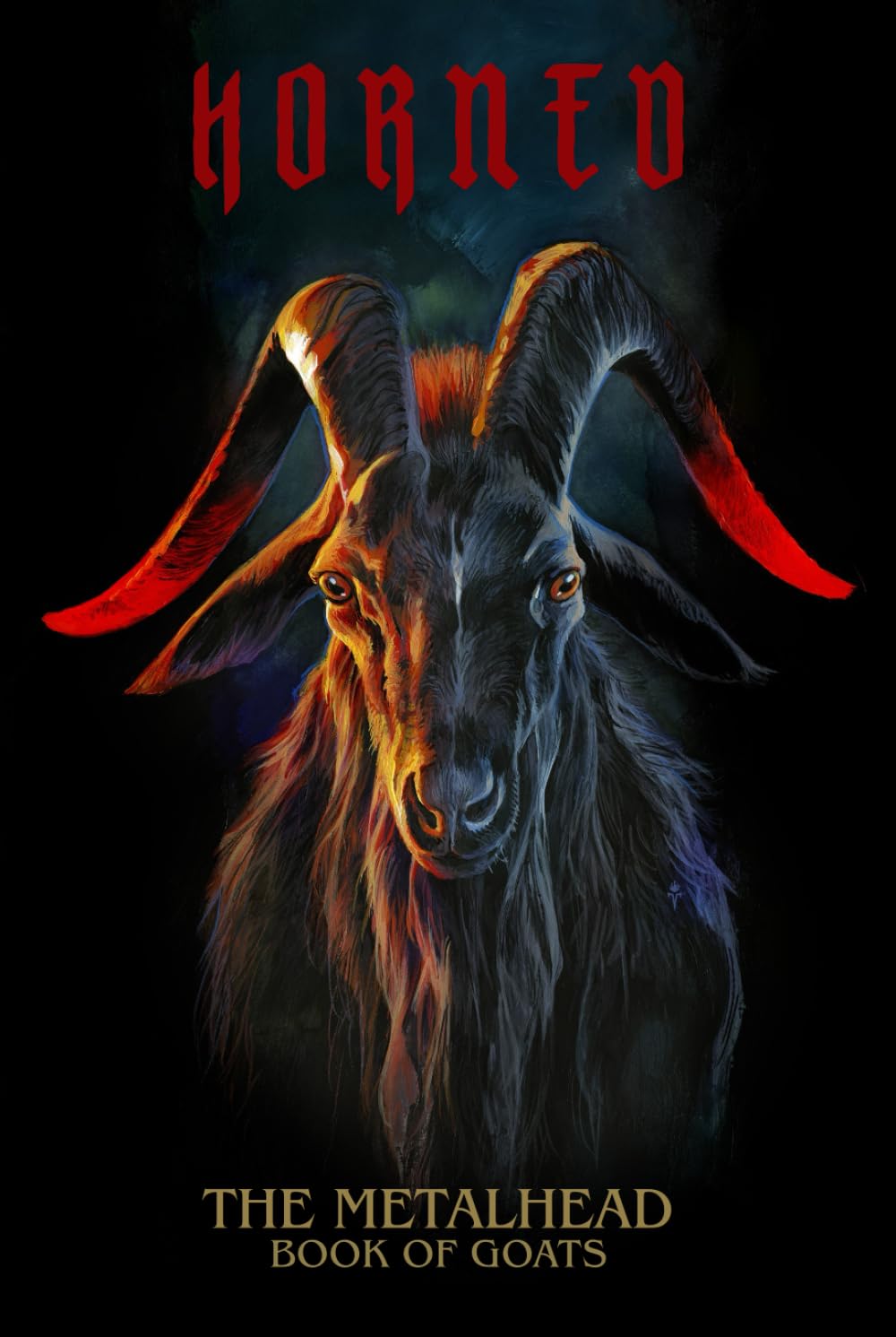 Livre Horned: The Metalhead book of Goats, recueil de photos de boucs pour fans de metal