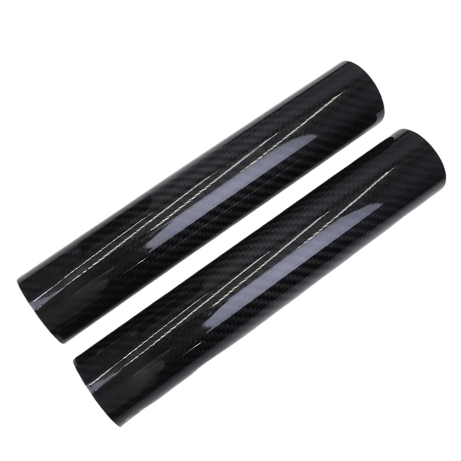 Pokrywa widelca motocyklowego Pasuje do Kawasaki Suzuki Honda Yamaha Husq&varna Osłona przedniego widelca z włókna węglowego(248MM)