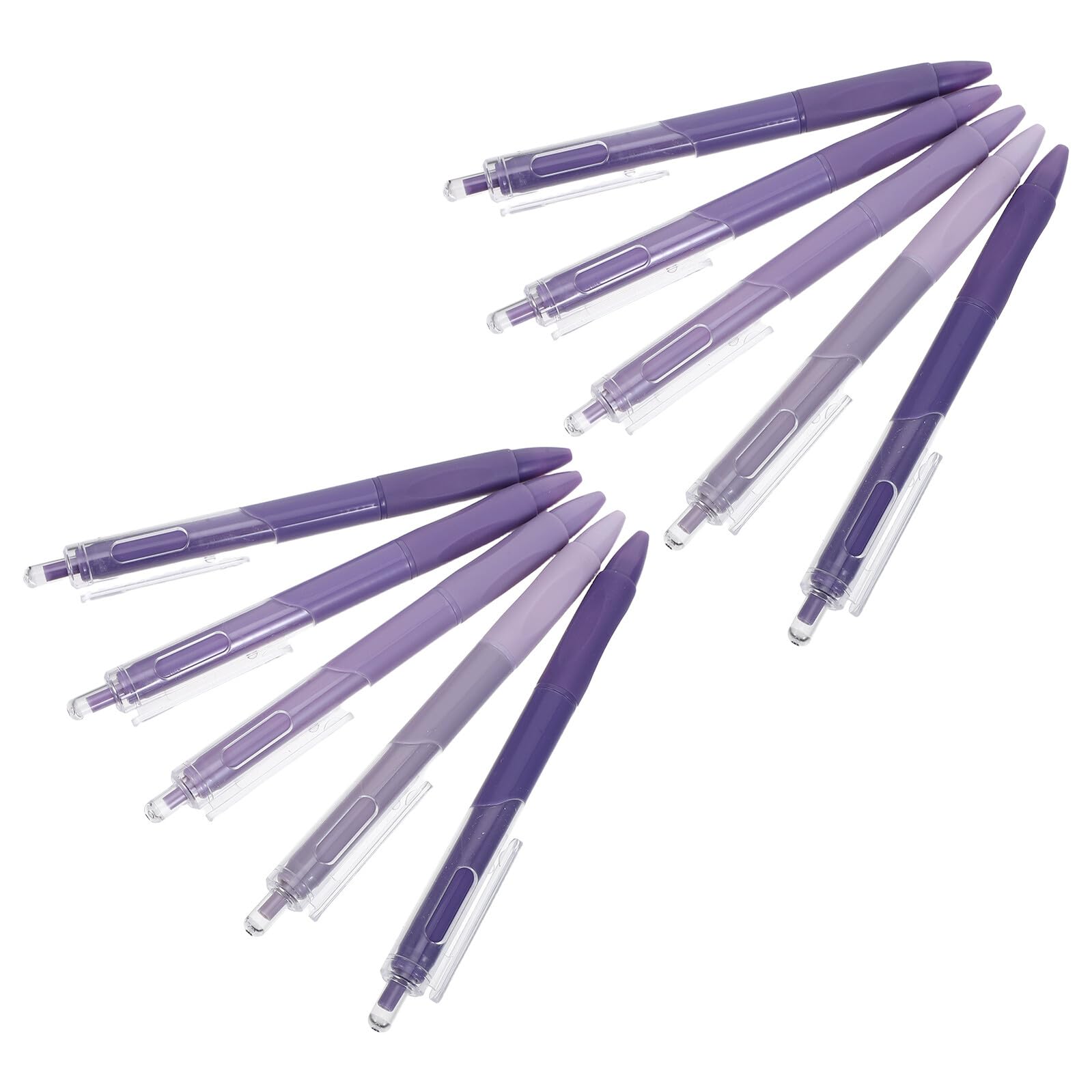 Set da 50 Penne Nere a Scatto Retrattili Punta Fine Penne Gel Tascabili Leggere per Scrittura Scorrevole a Scuola e Ufficio per Diario e Appunti Quotidiani