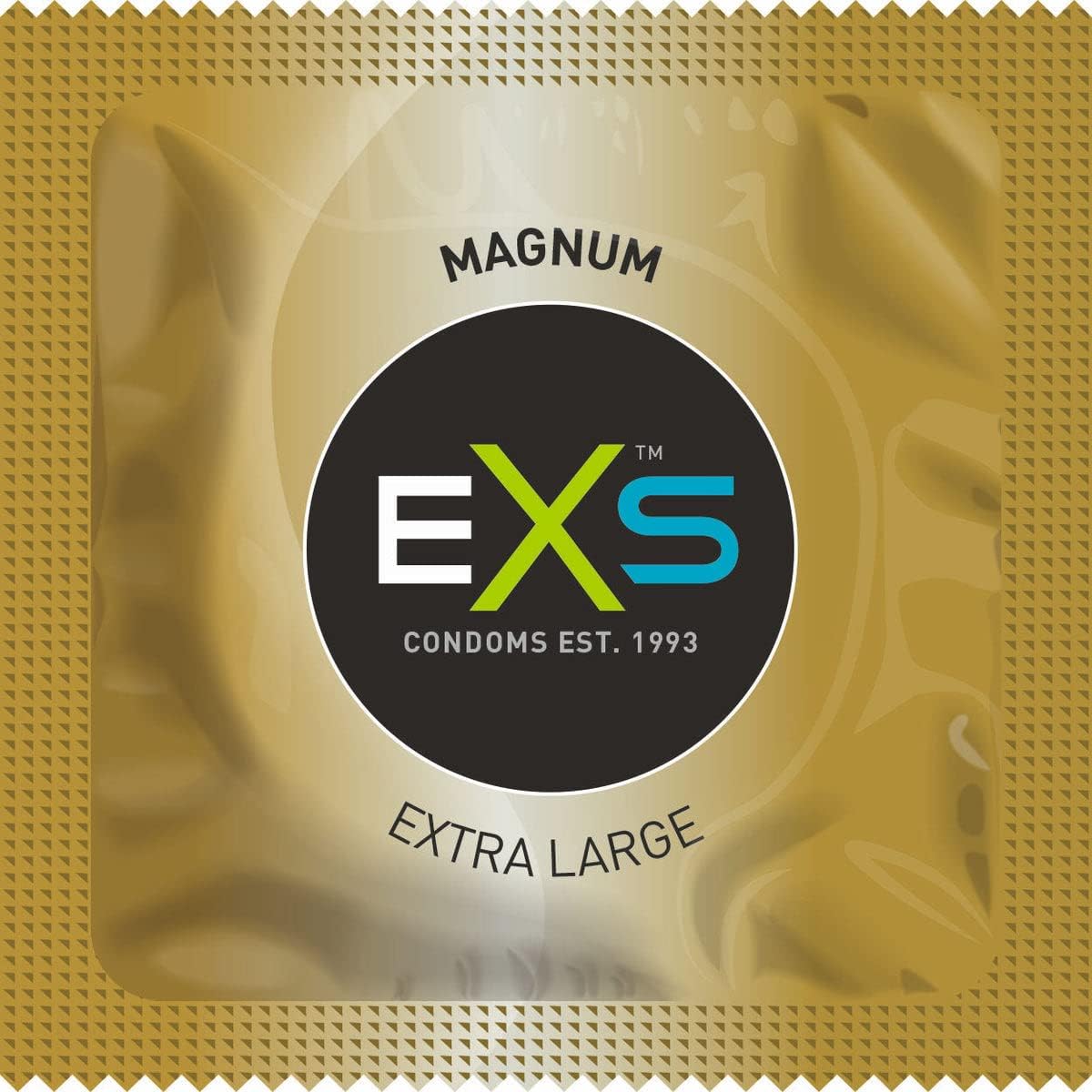 EXS Magnum Condoms Natural Latex & Silicone Lubricated Large Size