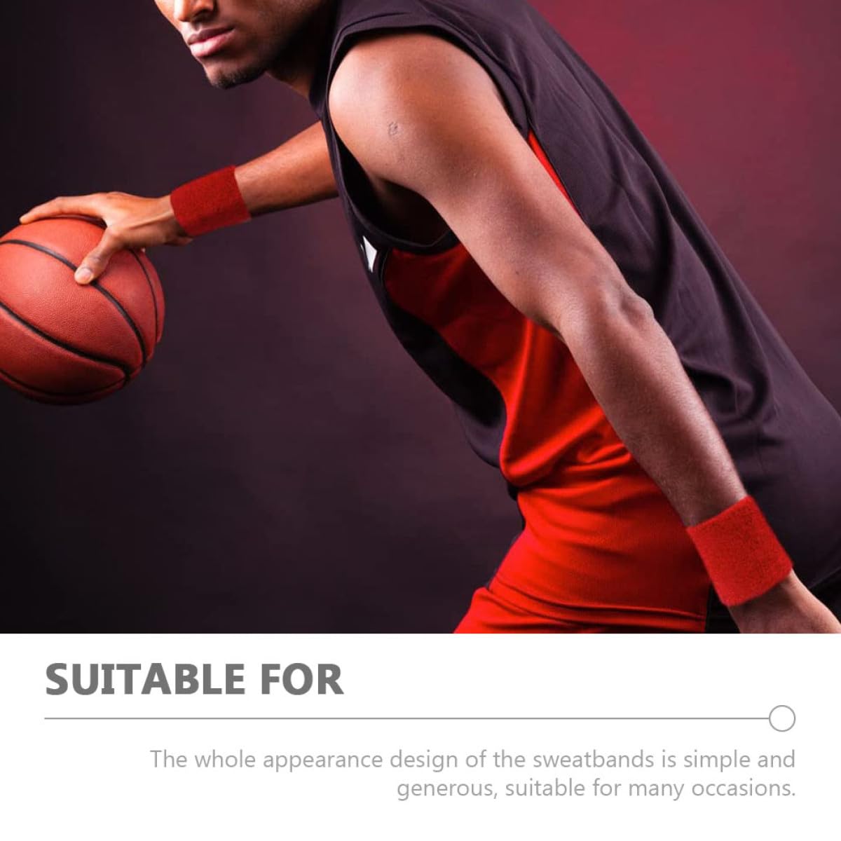 Healeved Elastisches Schweißband 18 Stück mit Stirnband Handgelenkbändern aus Weichem Polyester Atmungsaktiv Formstabil für Herren Damen Beim Tennis Basketball und Laufen