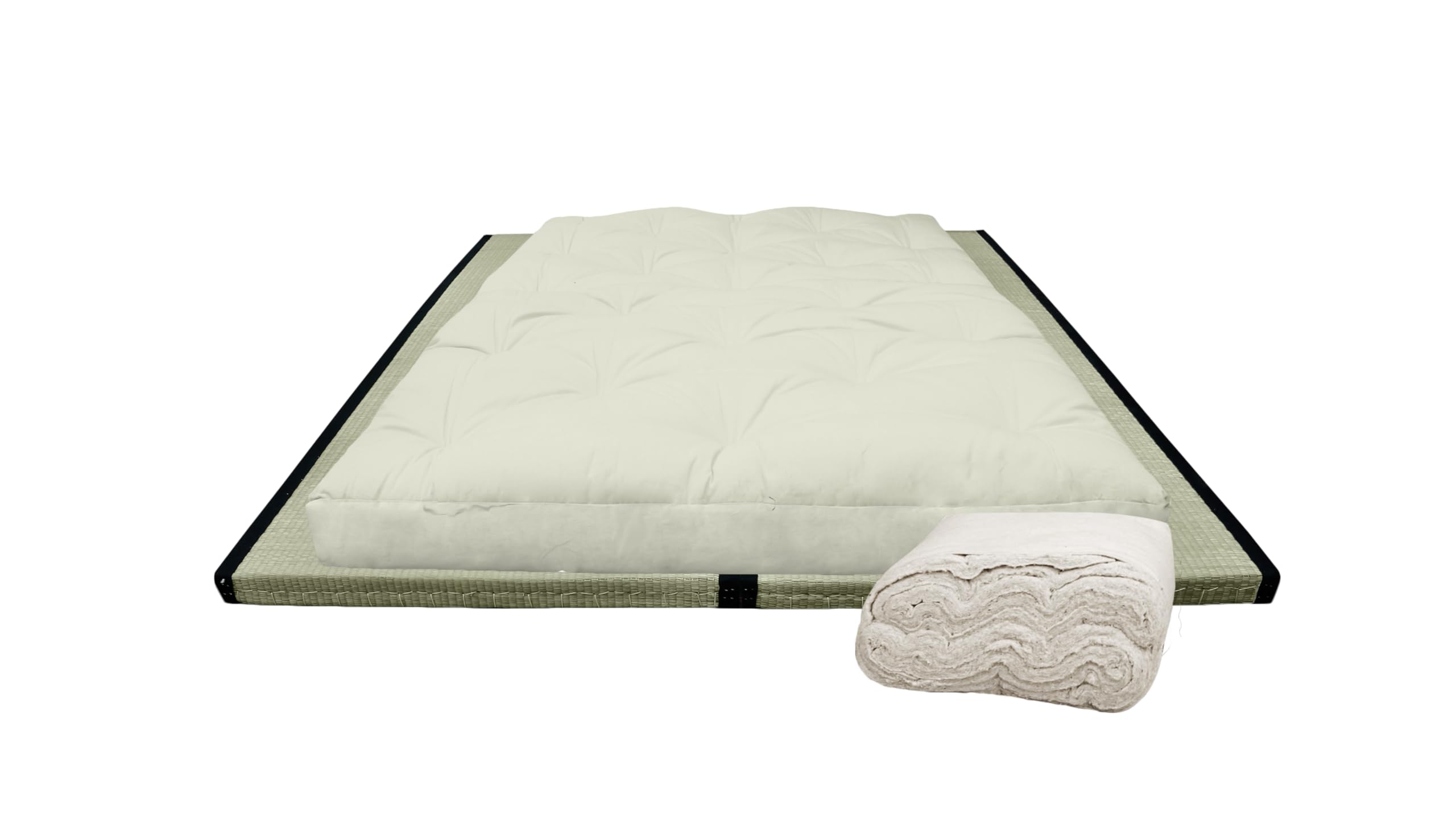 Futon Matelas Japonais Coton, 140 x 200 x 14 cm.