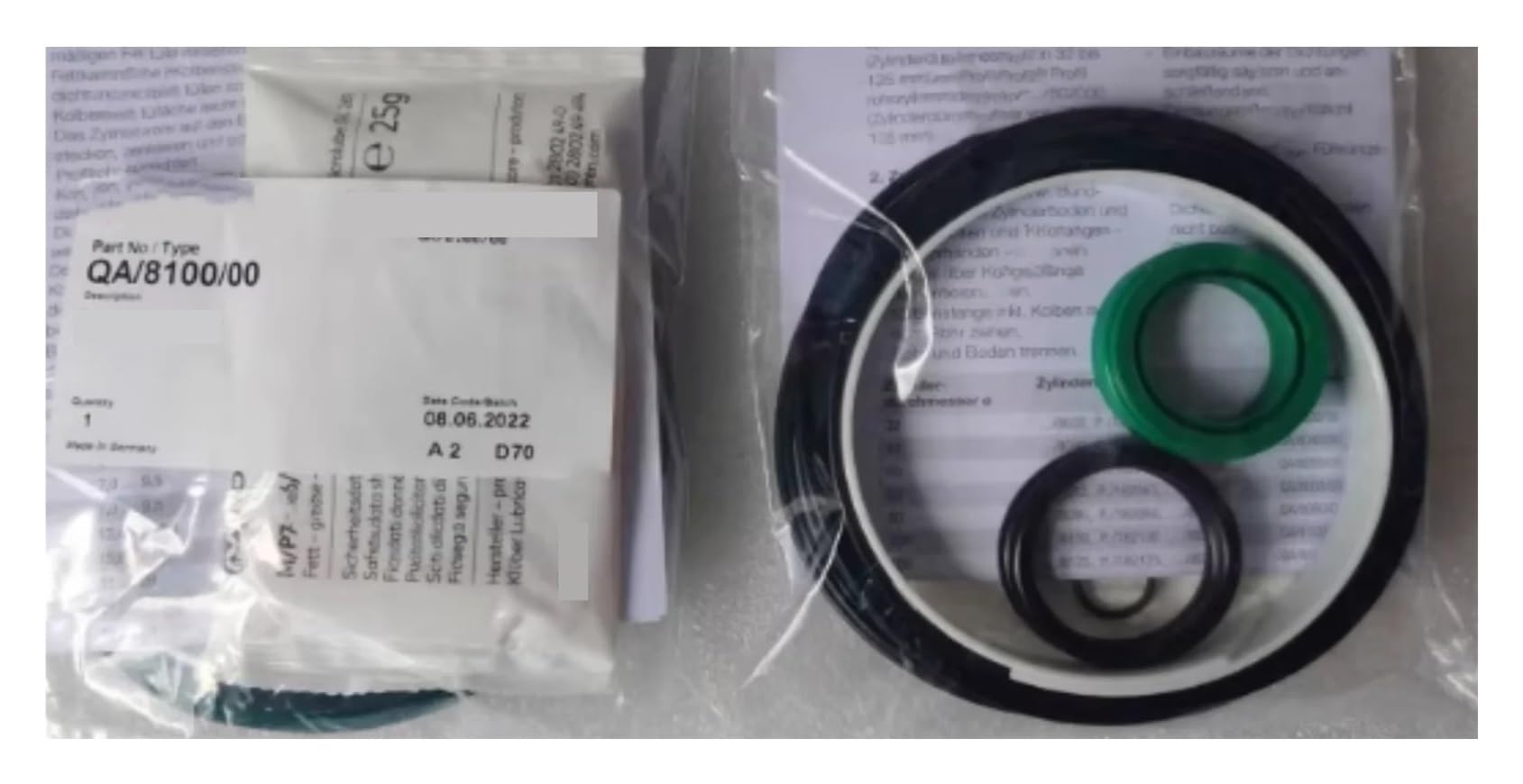 KKHCMZPI QA/8100/00 8063/00 8125/00 cylinder repair kit(QA-8100-00)