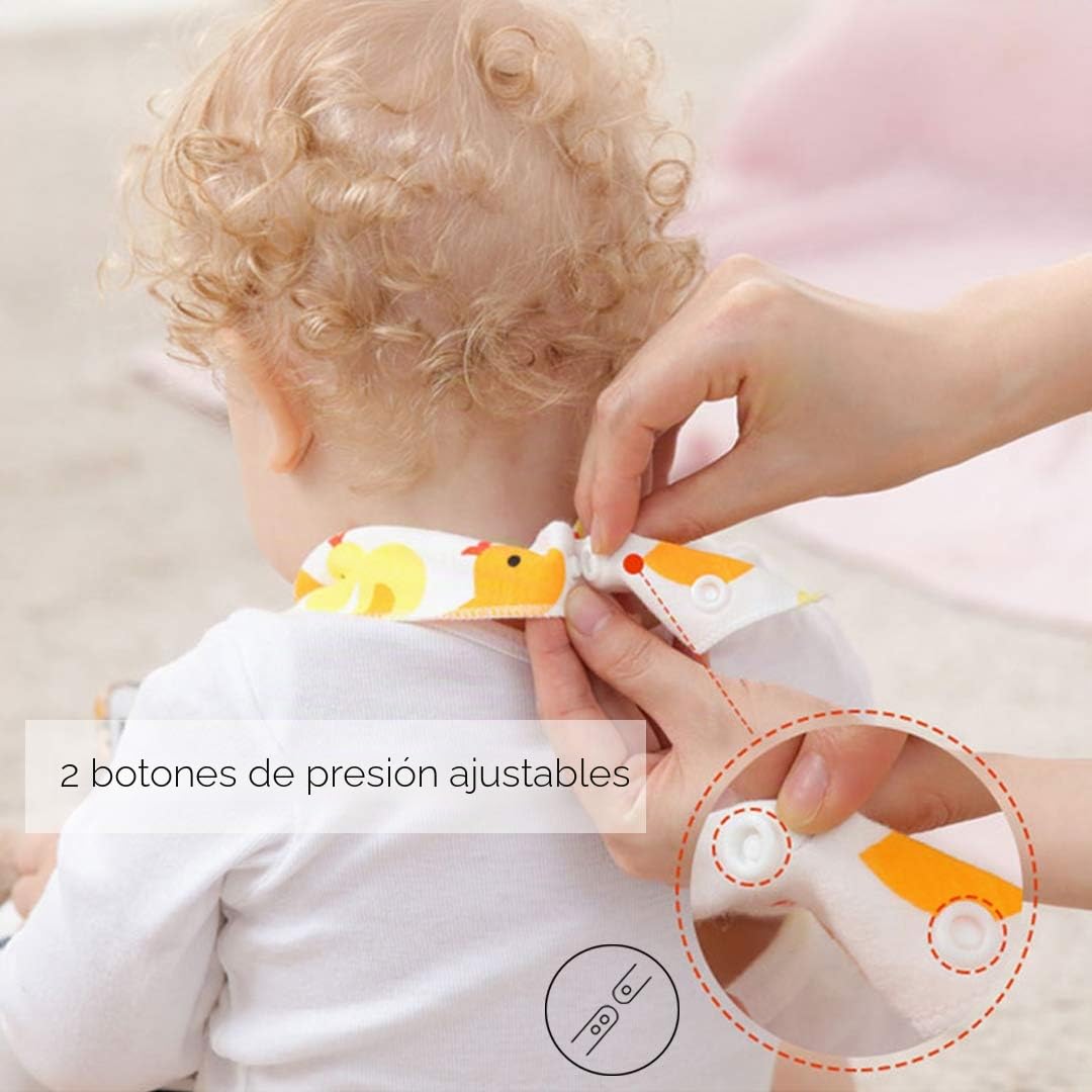 atopo 8 Bebé Baberos Tipo Bandana Algodón Baberos Triangulares Suave y Absorbente Toalla De Saliva Para Bebés, Niños Pequeños