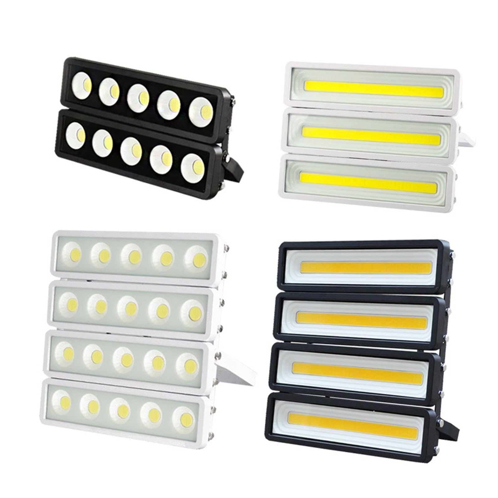 Proiettore per esterni, Proiettore a striscia lunga a LED(200WWhite long core,3000K)