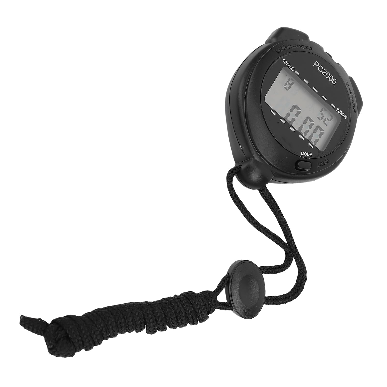 Pongnas Cronómetro Deportivo Digital Electrónico con Pantalla LCD Grande y Clara, Cronómetro + Reloj + Funciones de Temperatura, Diseño Liviano a Prueba de Golpes para Correr, Nadar y Entrenar