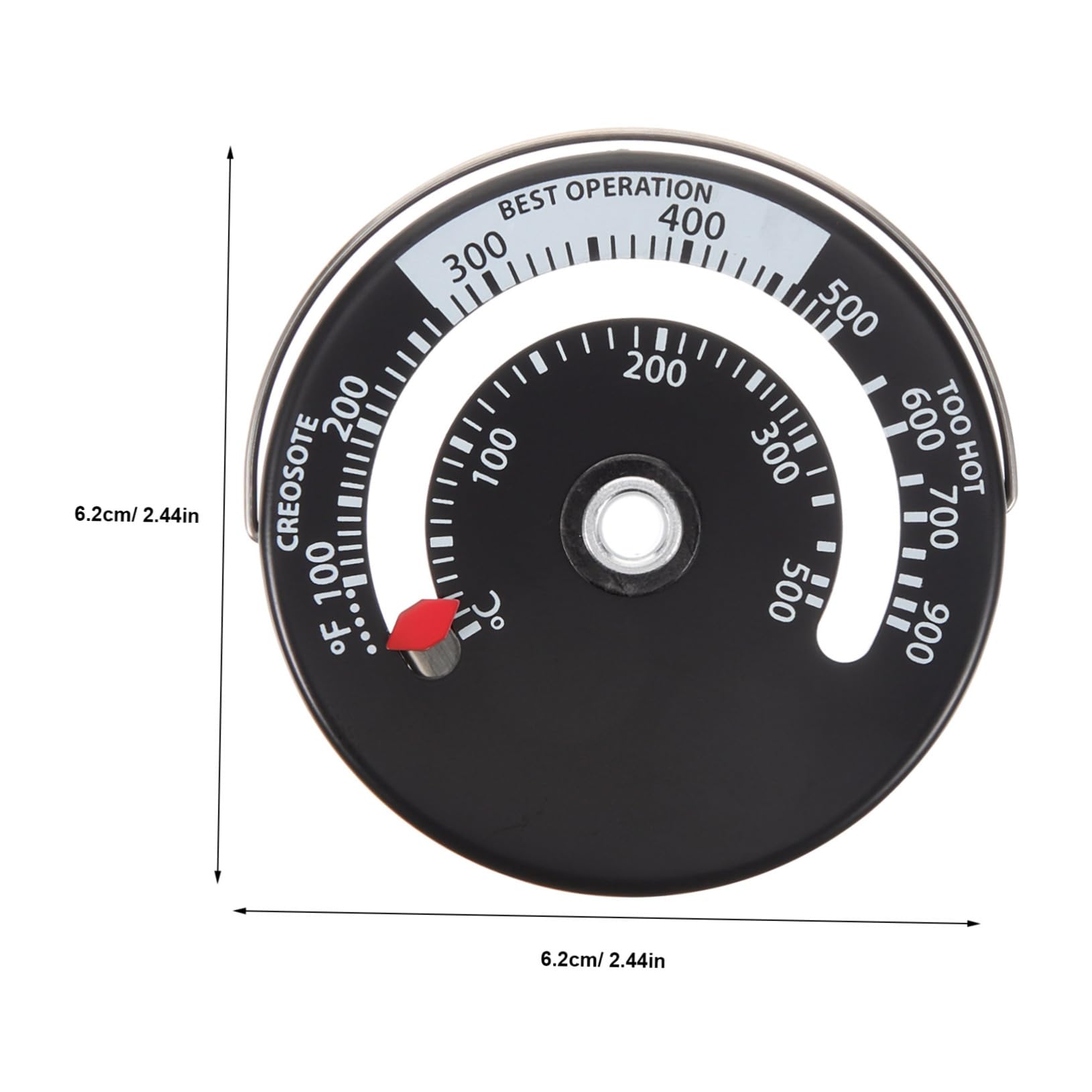 Milisten 4pièces Hygromètre Thermomètre Mural Et Mesure Température Et Humidité Pour Intérieure Et Usage Sur Cuisinière Design Compact Et Précis