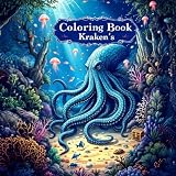 Coloring Book Kraken’s: An Intricate Journey into the Mystical Depths of the Ocean