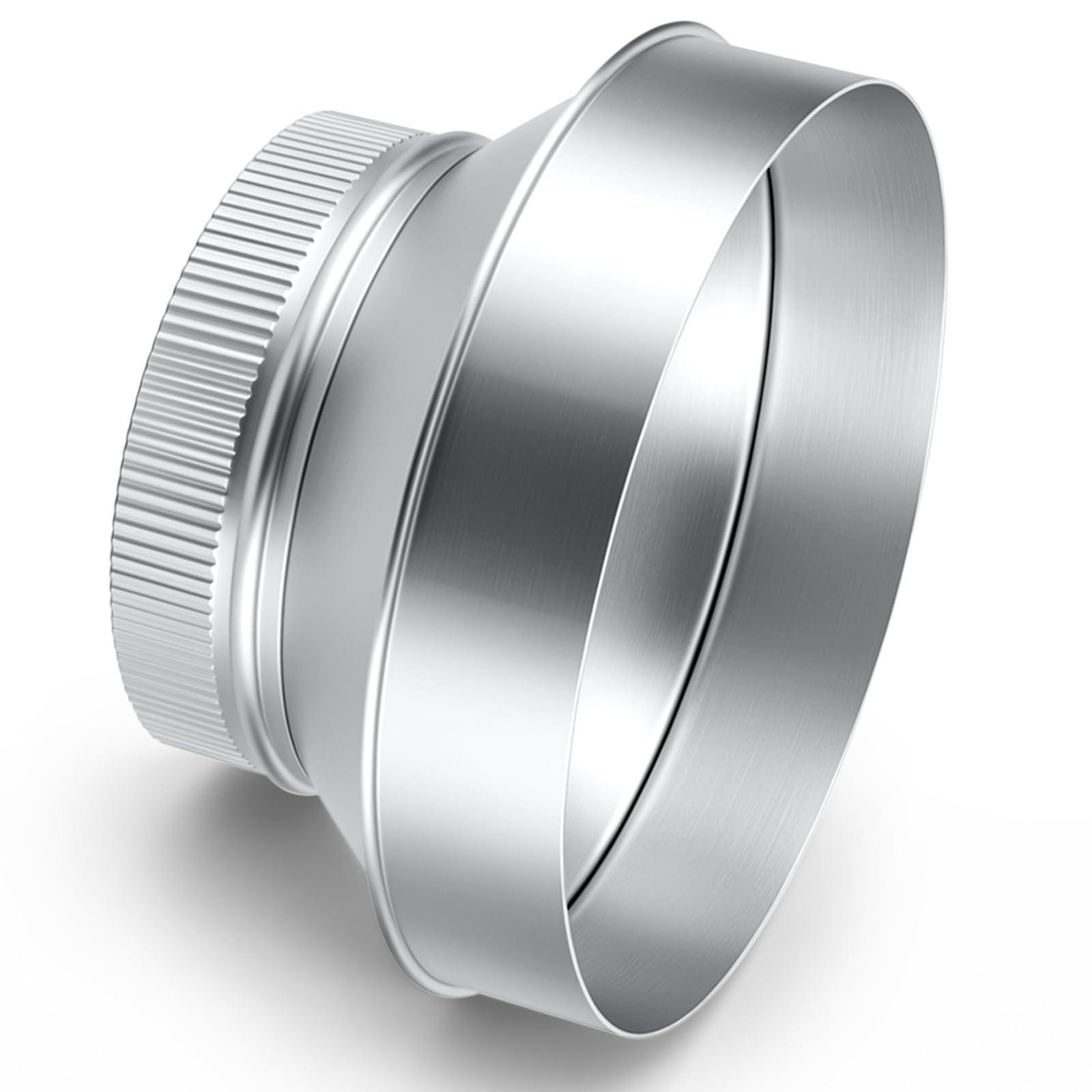 Photo 1 of *** used***** Otoolling 1 Pcs 10 Inch to 7 Inch Duct Reducer Increaser Galvanized Steel Air Duct Adapter Round Crimped Pipe Connector Fitting Coupling for HVAC Ventilation Systems