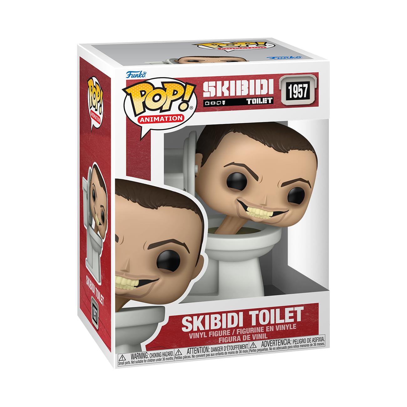 Funko Pop! Vinyl: Skibidi Toilet, Skibidi Toilet, Collectable Vinyl Figure, Gift Idea, Official Merchandise