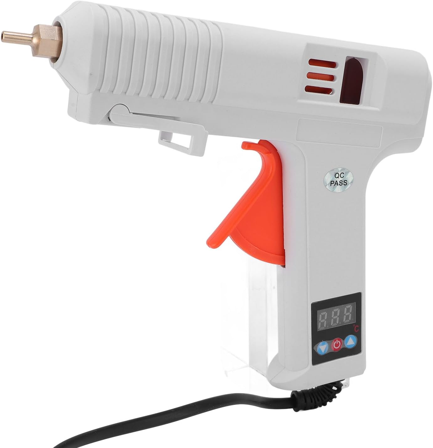 Hilitand 120W Hot Melt Glue with Digital Display Adjustable Temperature Quick Heating Ergonomic Handle for DIY Crafts Repair Home Use