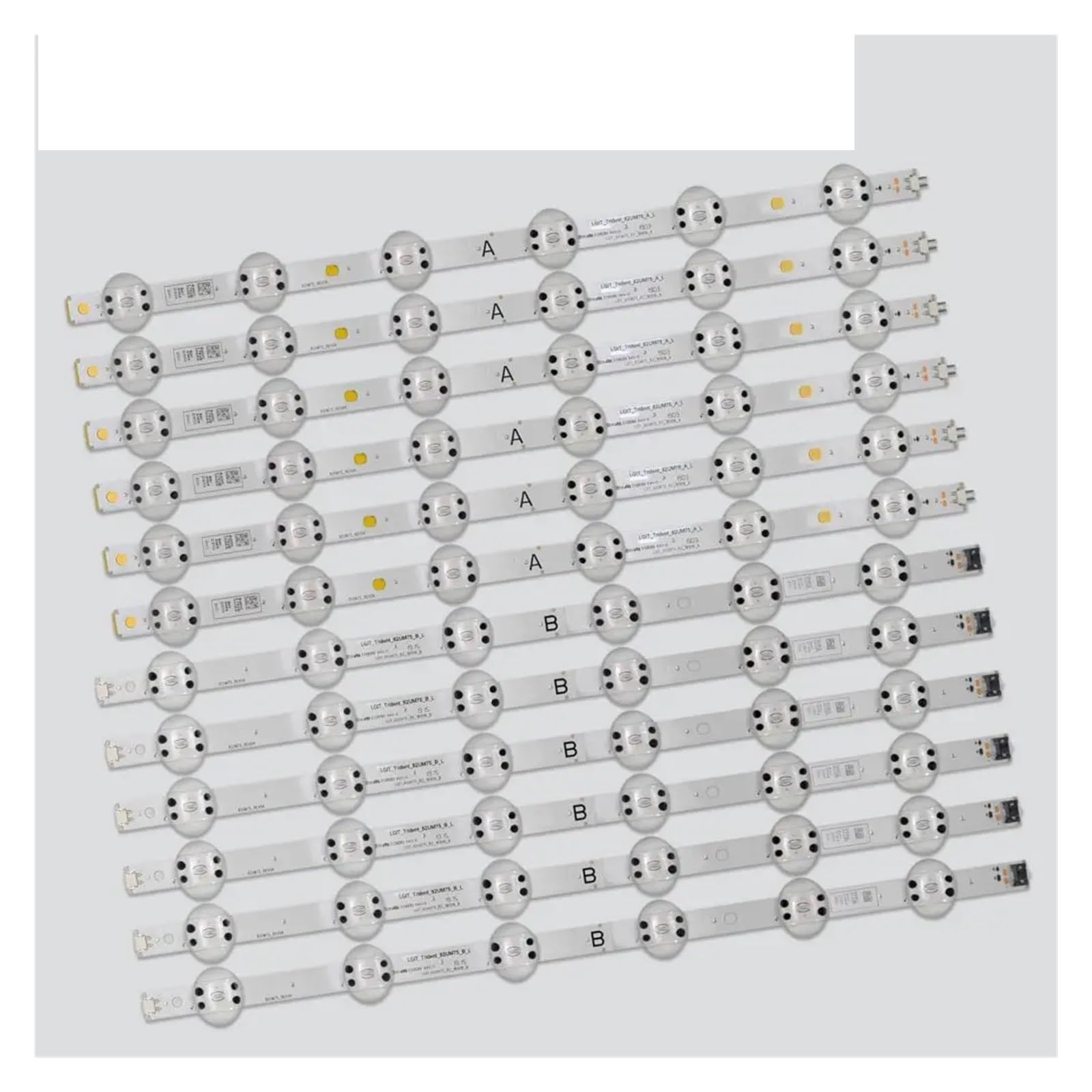 Kit Bande LED Rétroéclairage TV 82" - Compatible LG 82UN8570/82UM7580 Etc. (12 Bandes) - 4