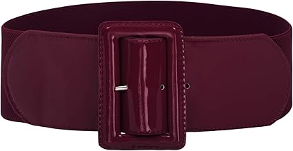 GRACE KARIN Women's Stretchy Belt 1950s 3 Inch Wide Elastic Belts
