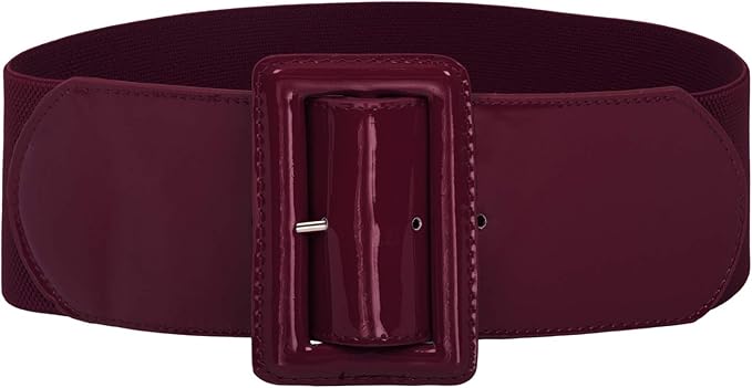 GRACE KARIN Women's Stretchy Belt 1950s 3 Inch Wide Elastic Belts