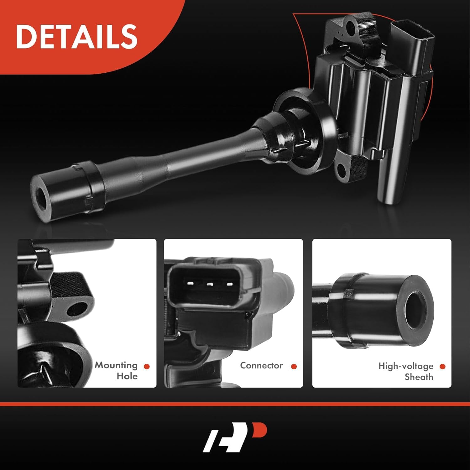 A-Premium 2 Ignition Coils with 2 Wire Compatible with Mitsubishi Outlander 2003, Mirage 1997-2002, Lancer, Eclipse, Galant & Chrysler Sebring & Dodge Stratus, 1.8L 2.0L 2.4L