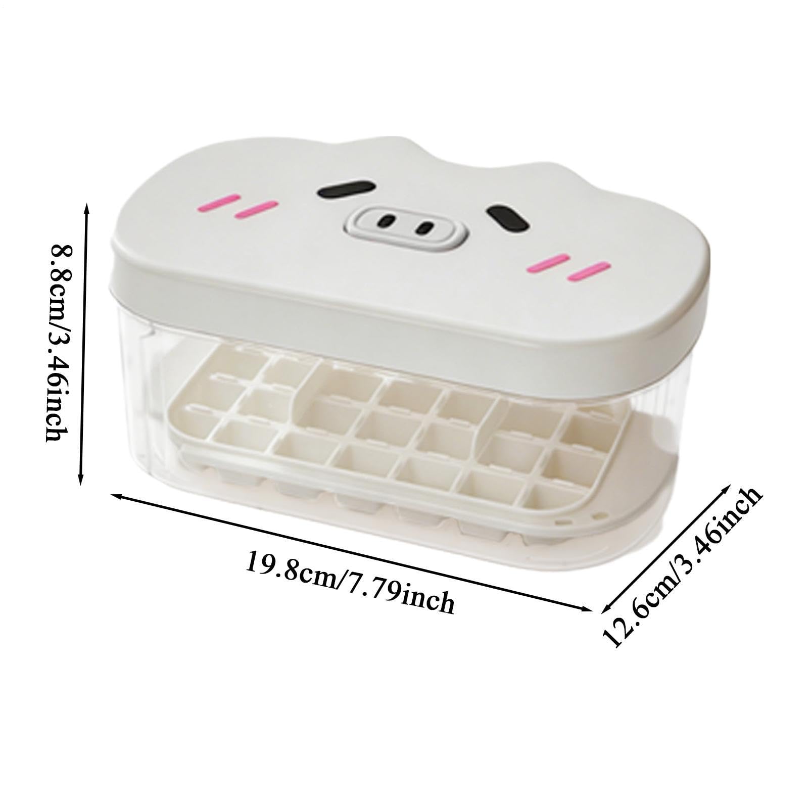 Plateau À Glaçons Avec Boîte De Rangement Moule Réutilisable 24 Alvéoles