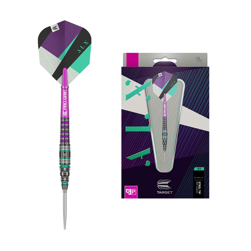 Target Darts ALX 01 21G 90% Tungsten Steel Tip Darts Set : Amazon
