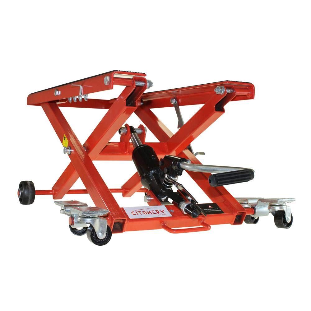 Quad Bühne, Motorrad Heber ATV Montagebock hydraulisch für z. B. Adly/Herchee ATV Canyon Polaris ATP Magnum Outlaw Kymco MXU TGB Target