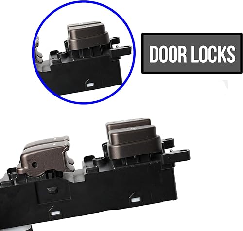 Miniatura 4 de Interruptor principal de elevalunas eléctrico para 2008 2009 2010 Hy-undai Sonata, interruptor de control del lado del conductor delantero izquierdo