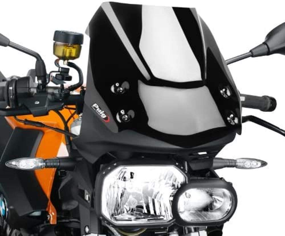 Puig 5051N Windshield for BMW F800 R 2009-2014, Black, Medium
